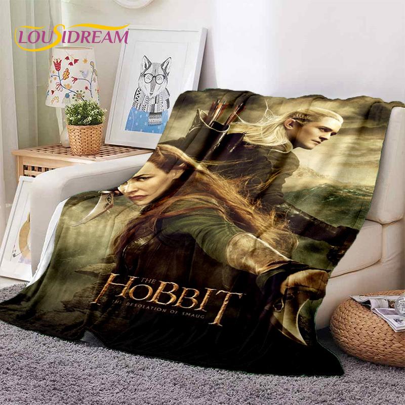 L-Lord of The Rings H-Hobbit Movie Soft Blankets,Keep Warm Throw Blanket Comfortable Blanket for Picnic Beds Sofa Home Bedroom