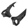 Pair of Front Nose Side Headlight Fairing Black Head Lamp Panel Fairing Replacement for FZ6 FZ‑6N 2004 to 2009