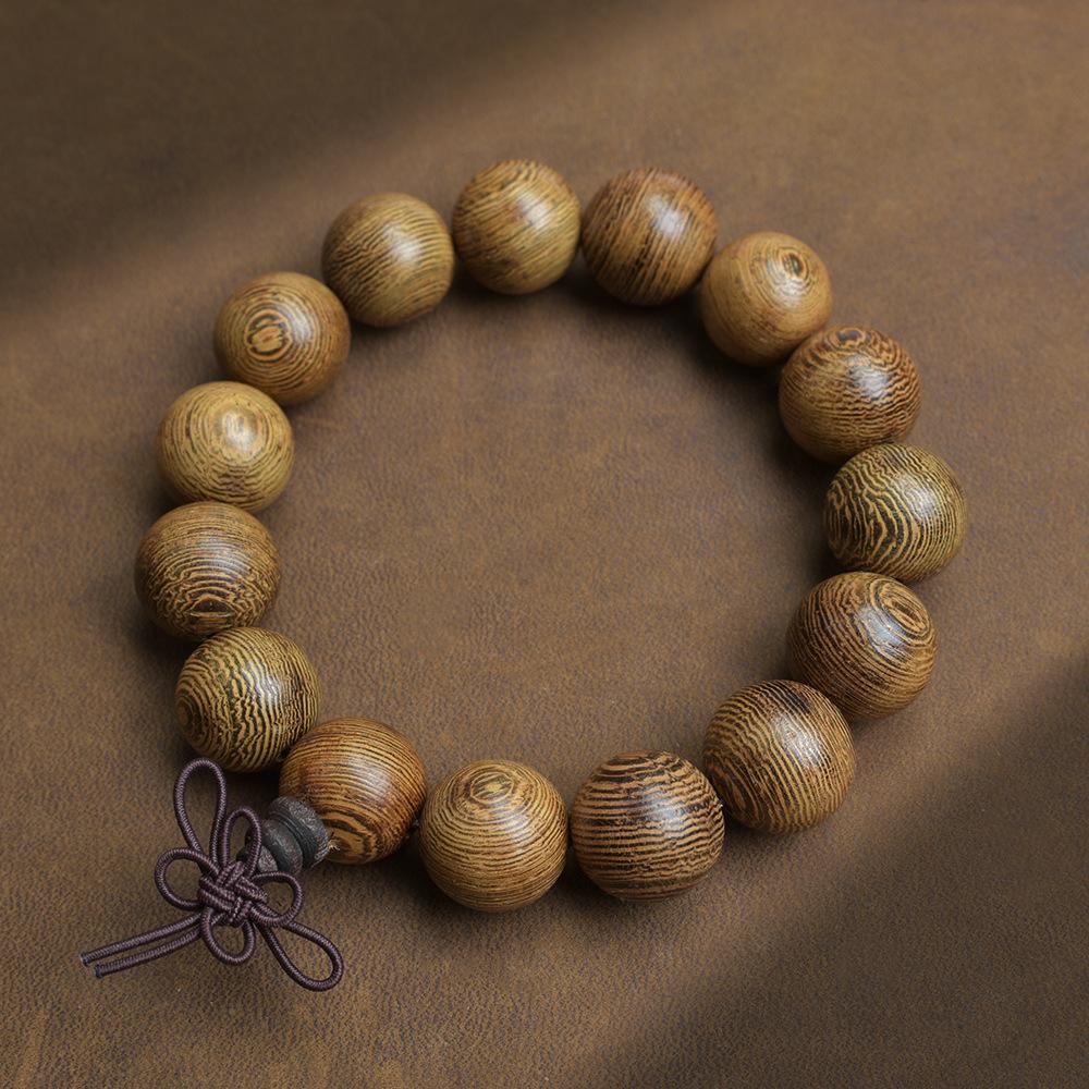6mm 12mm 10mm Hühnerflügelholz 108 Mala Perlen Buddhistisches Gebetsarmband Halskette für Meditation Yoga