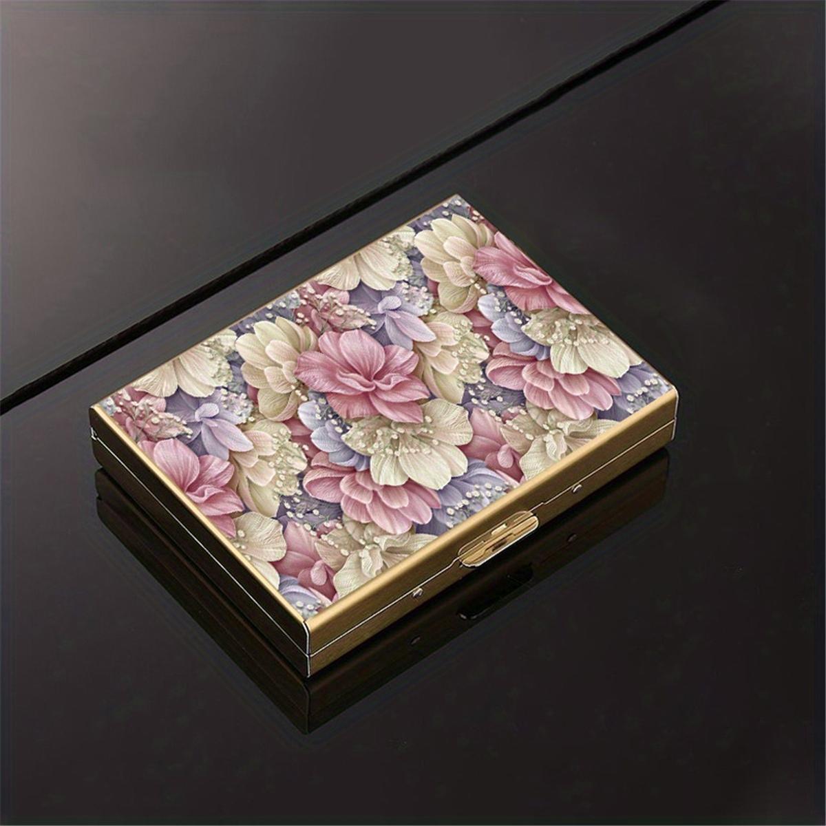 

Держатель кредитной карты для женщин и мужчин, держатель карты Rfid, жесткий кошелек для кредитных карт, держатель карты с блокировкой рифдов, защитные кошельки для женщин и мужчин 6 cards золотой