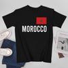 More Design Morocco Flag Moroccan Unisex Tshirt Tees Tshirt Oneck T Shirts Unisex Boys Clothing 100 Cotton