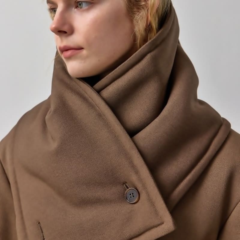 

PUBLICKA X ISLA SCARF, BROWN single type