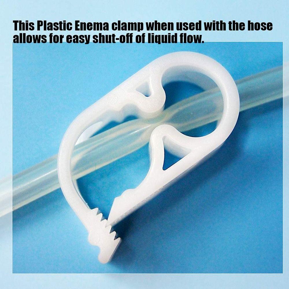 10PCS Plastic Plastic Tubing Clamps 6~12mm/1/4"~1/2" Flow Control Hose Clamp  Infusion Bottle