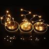 Stylish 10led Solar Mason Jar Light Lids Perfect For Outdoor And Indoor Celebrations