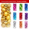 Electroplated Shiny Christmas Tree Ornament Ball Decoration