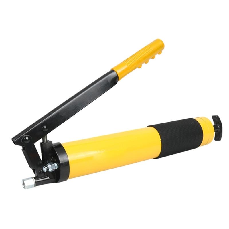 Lever Handle Grease Tool 21OZ Heavy Duty Shaft Rustproof Grease Tool Portable Anti Slip Leakproof Grip Grease Tool