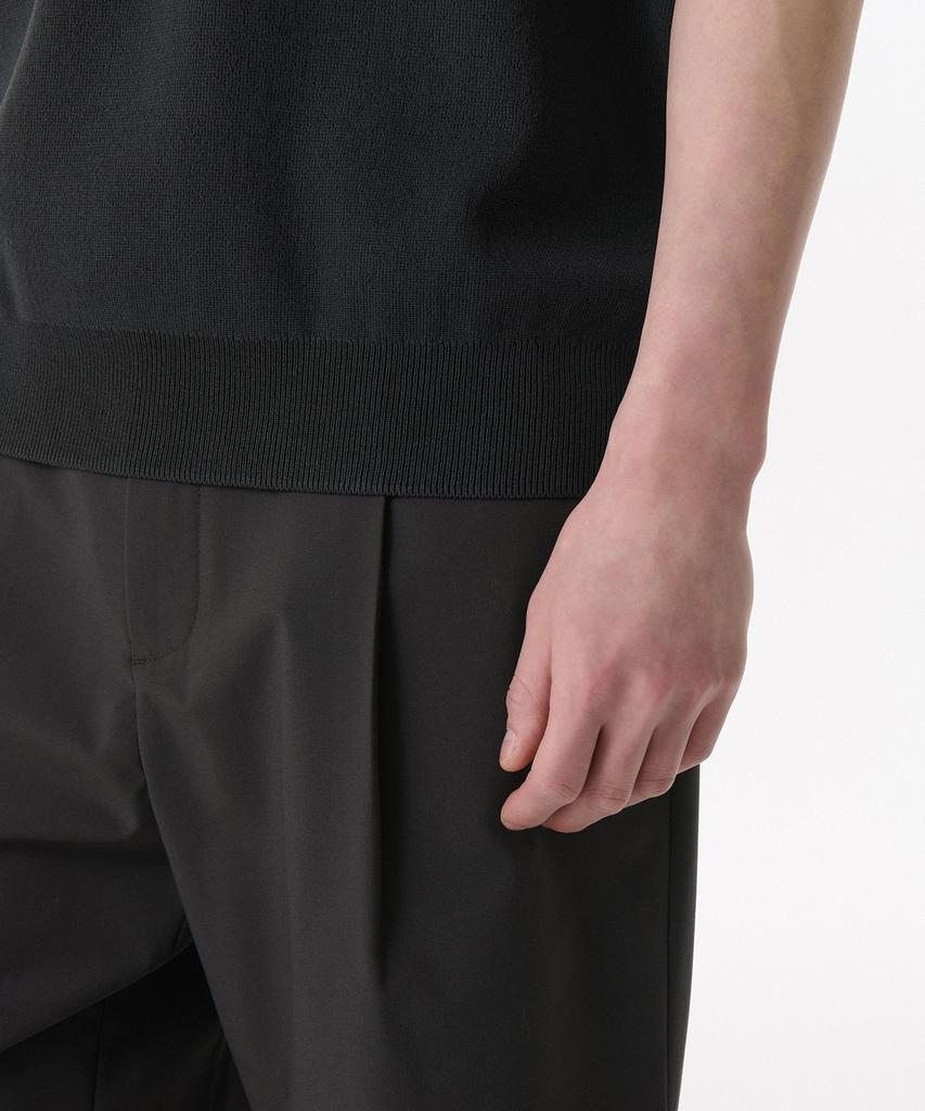 Musinsa Standard Cool Touch Crew Neck Short Sleeve Knit [Dark Gray]