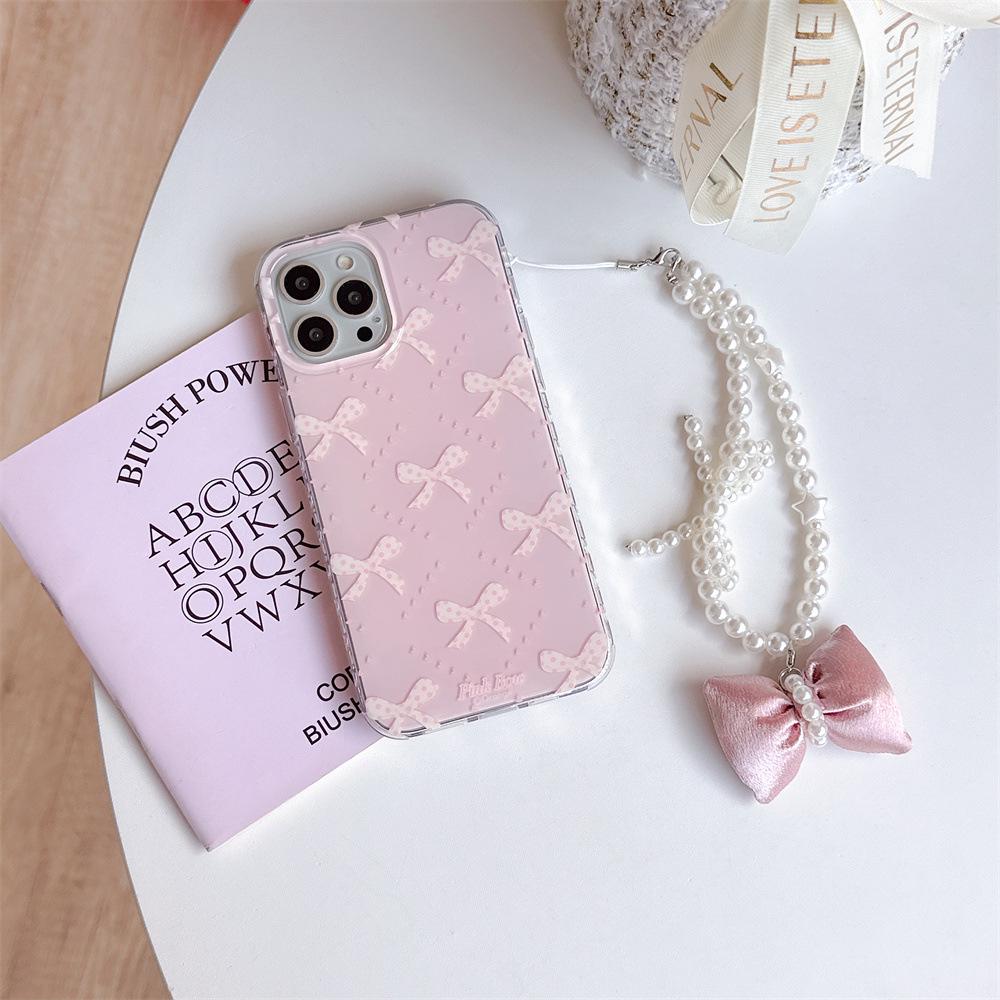 

Diamond Lattice Bowknot Phone Case iPhone 13 Pro