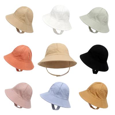 Chapeau seau d'été pour bébé, casquette pour enfants, accessoires de plage, chapeau de soleil pour garçons et filles, chapeau Panama, casquette de pêcheur pour enfants de 3 à 6 ans
