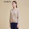 PORTS Women's Spring/Summer Embroidered Knit Sweater
