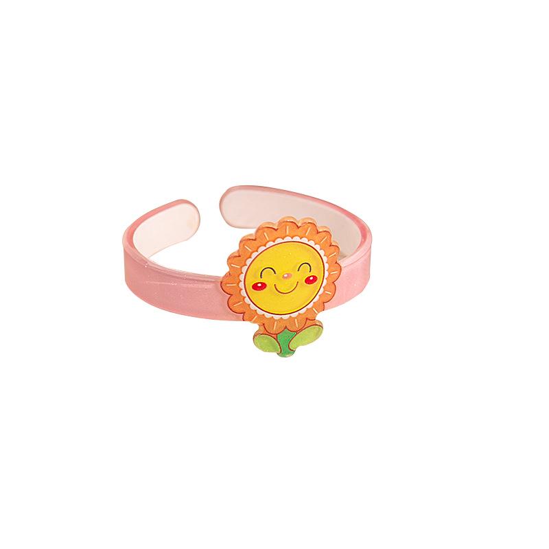 Adorable Butterfly & Sunflower Children's Bracelet - Cute Cartoon Flower Jewelry