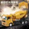 Cement Construction Vehicle Model Toy, Electric Lighting Music Simulation Remote Control Mixer Car Children'S Toy Car
