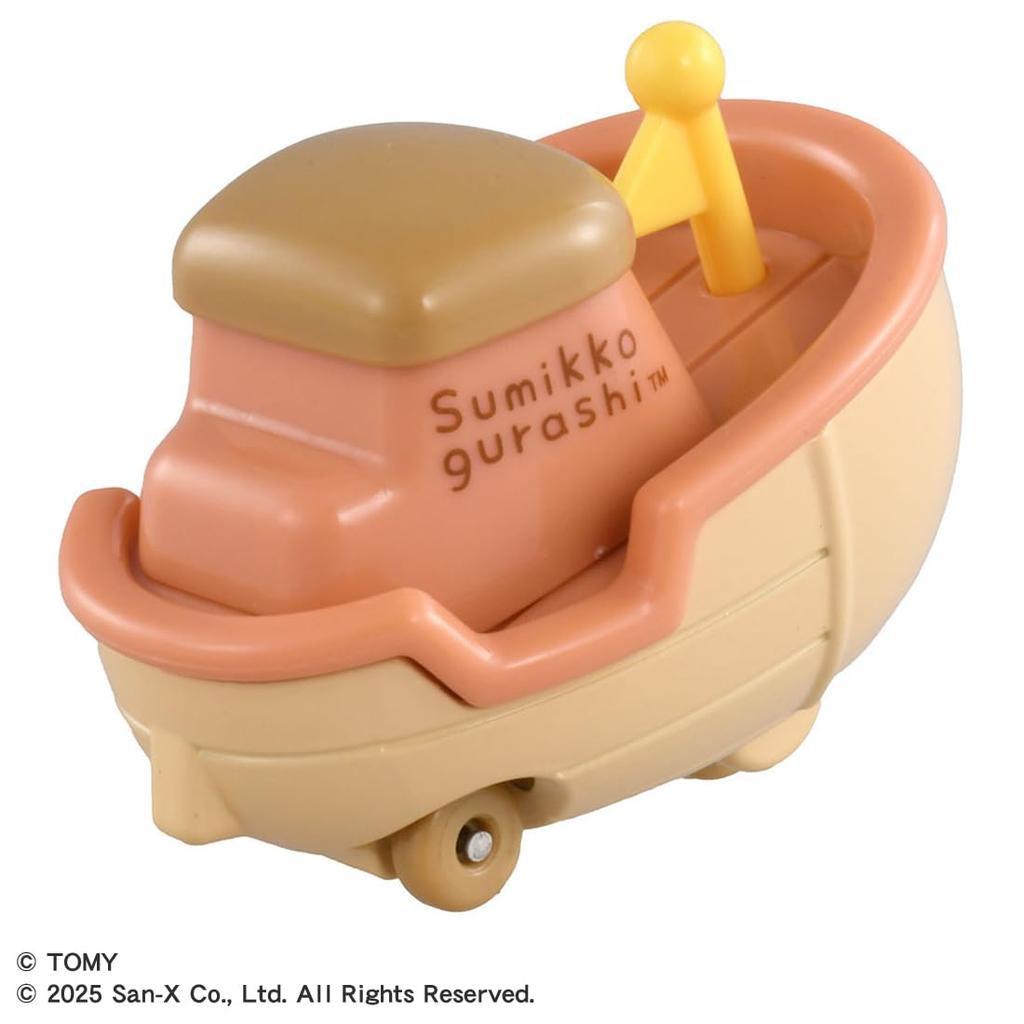 TAKARA TOMY Tomica Dream Tomica SP Sumikkogurashi Dream Boat Tonkatsu Miniature Car Toy for Ages 3 and Up