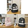 Anime Girl Double Shoulder Backpack For School With Nylon Material And Dot Pattern