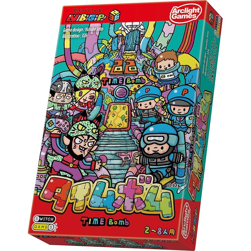 

Arclight Time Bomb (2-8 players, 1-30 minutes, ages 10+) Board Game
