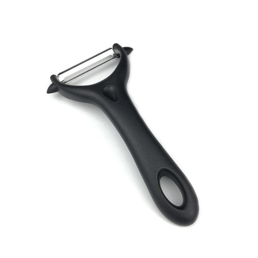 Stainless Steel Melon and Vegetable Peeler with Plastic Handle - Essential Kitchen Gadget
