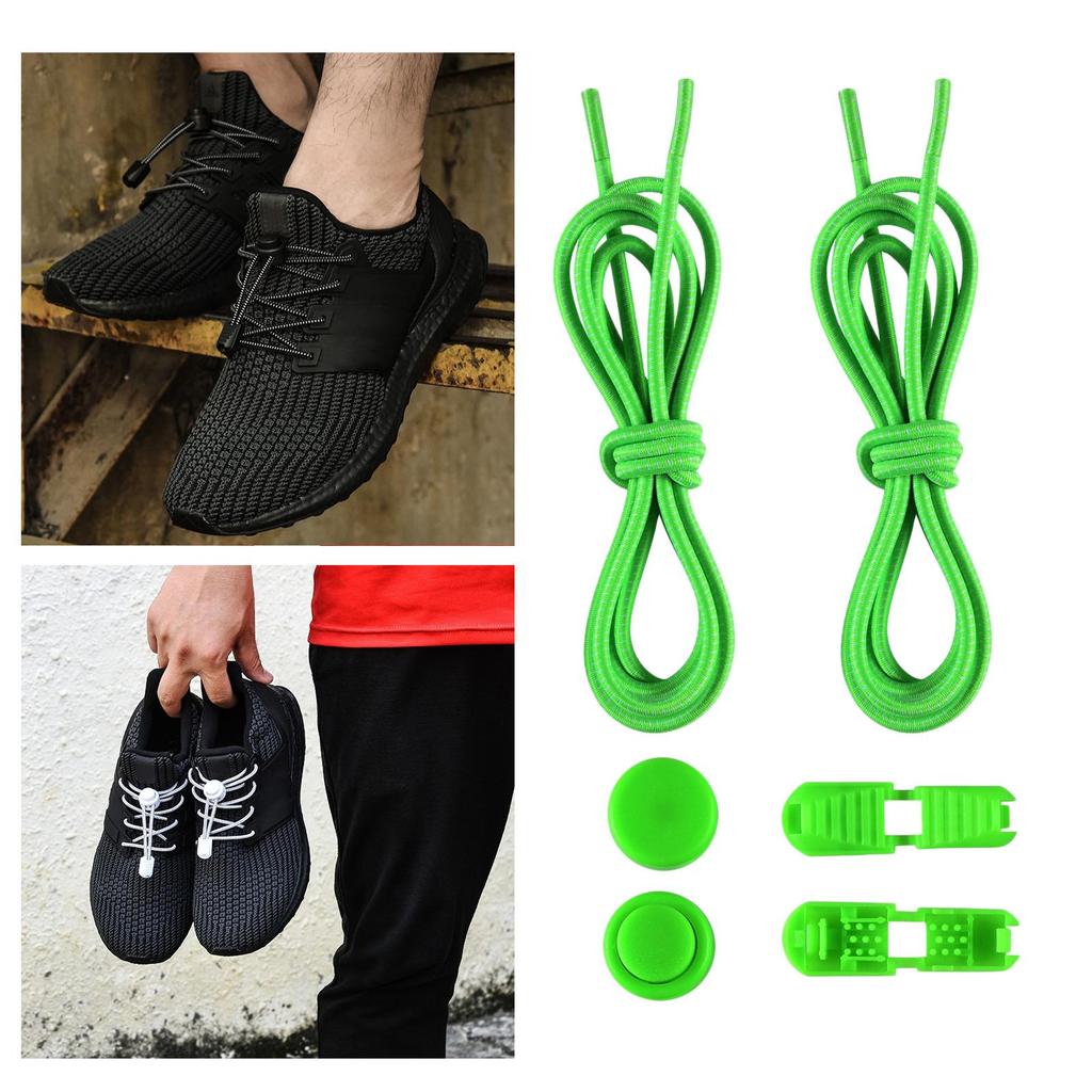 Stretching Lock Shoelaces Sneaker Elastic Laces Drawstrings Running/Jogging Lazy Shoe Laces No Tie