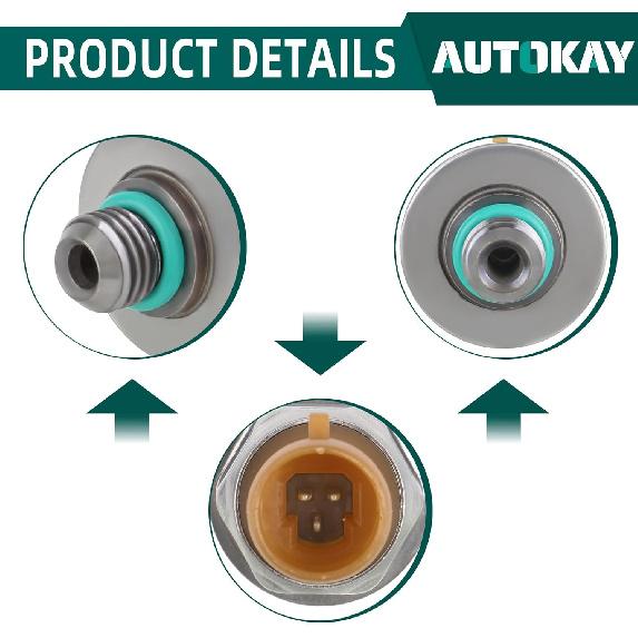 AUTOKAY Powerstroke 6.0 ICP Sensor 1845428C92 4C3Z-9F838 for 2004-2007 Ford