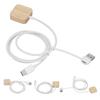 Watch Wireless Charger Portable Bamboo Magnetic Smart Watch Charging Cable for IOS Watch S9 8 7 6 5 