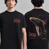 Unisex Gojira Band Print Oversized Crew Neck Cotton Casual Neutral Street Fashion Short Sleeve Unisex And Unisex TShirt