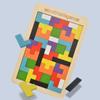 Tetris Wooden Puzzle Building Blocks: Educational Jigsaw Game for Children