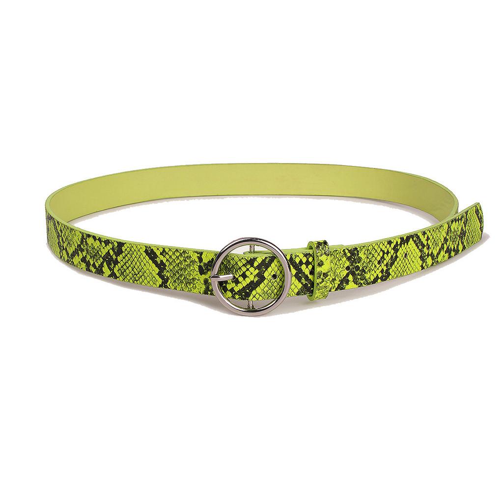 Summer Womens Fashion Belt With Animal Print And Alloy Closure For Office And Outings