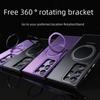 Magnetic Bracket 360° Phone Case with Wireless Charging for Samsung S25 Ultra & S24 Ultra