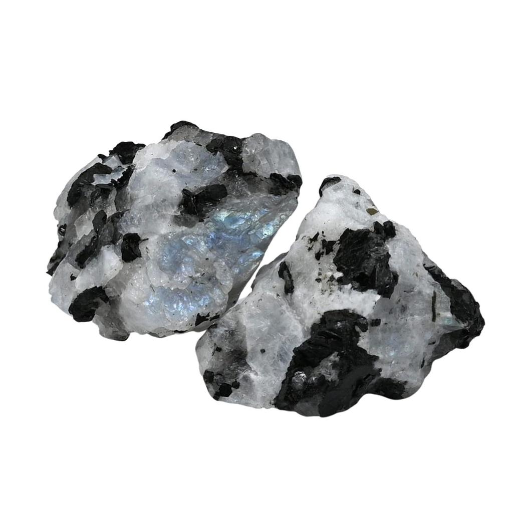 25 bis 50 MM Rohgröße, Natürlicher Heilstein, weißer Regenbogen, Rohstein, Rohstein, Feuerstein zur Schmuckherstellung