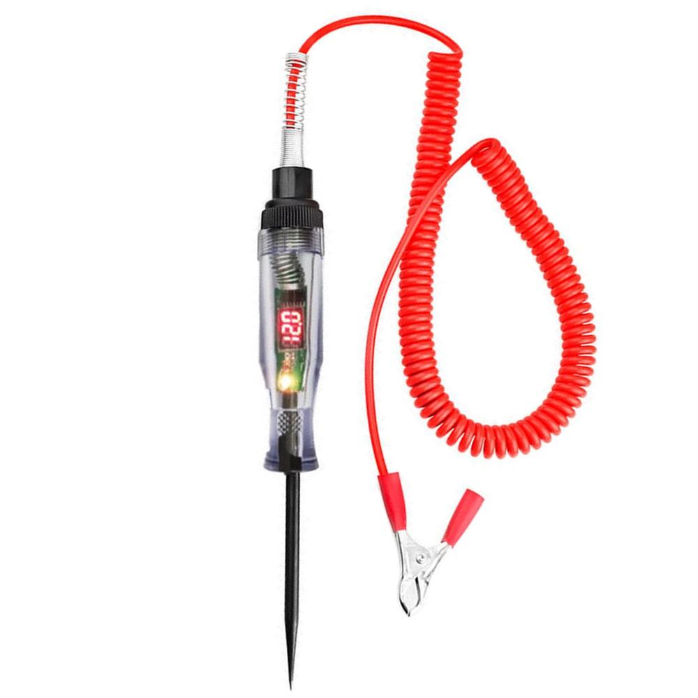 DC 6V 12V 24V DC Car Truck Voltage Circuit Tester Test Pen Test Electric Pen Battery Repair and Maintenance Electric Test