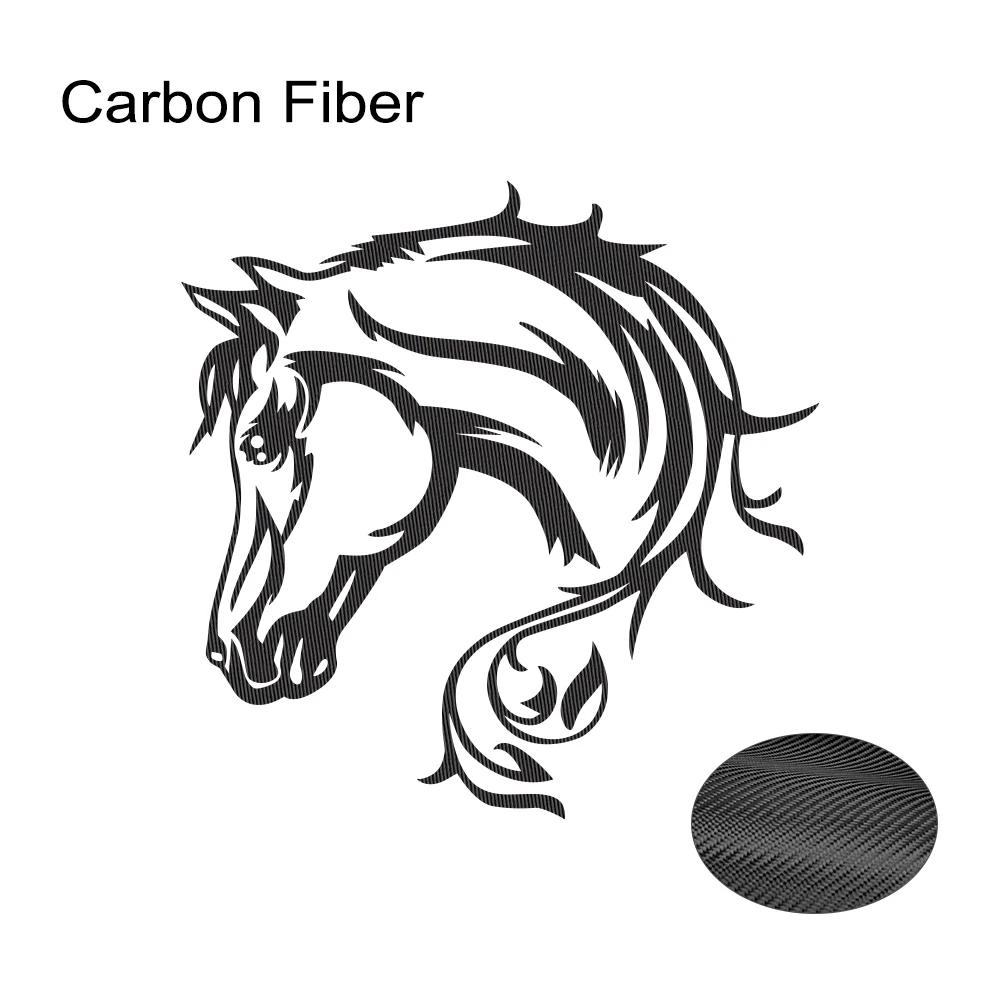 Horse Head Art Sticker Car Stickers Vinyl Decor Decal For Automobile Motorcycle Windows Trucks Bumper Auto Tuning Accessories
