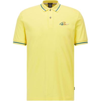 Koszula Polo Męska Żółta SS22 50467141-730