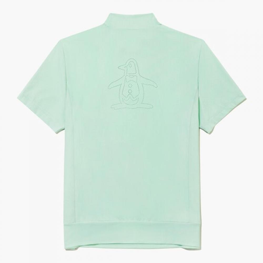 Munsingwear Women Air DoT Mock Neck T shirT minT mr222lTs61