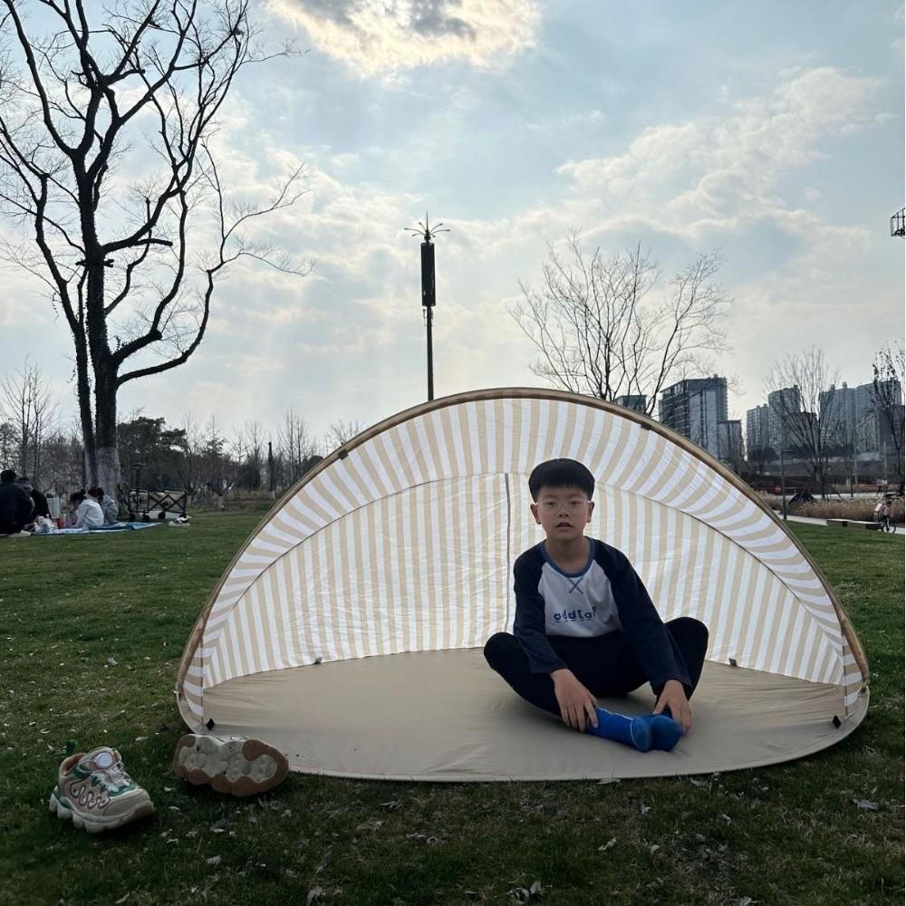 Sofortaufbau Campingzelt Automatisches Pop-Up Picknick Sonnenschutzzelt Schnellöffnendes Zelt Strand