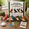 DIY Patchwork Animal Keychain Kit, Handmade Bird Pet Farm Forest Animal Key Ring, Handcrafted Keychain Art Crafts for Kids Adults