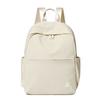 Solid Color Backpack Women's Large Capacity Nylon Bag Student Schoolbag