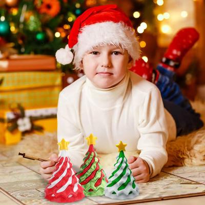 3D Printed Spiral Christmas Tree Toy Impossible Passthrough Sculpture Vortex Thread Illusion Stress Relief Kids Adults Mini Spiral Cone Fidget Toy