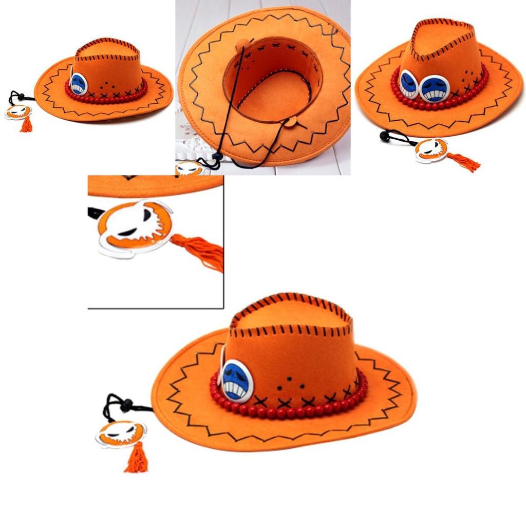 Bunter One Piece Portagas D Ace Hut für Kinder und Erwachsene