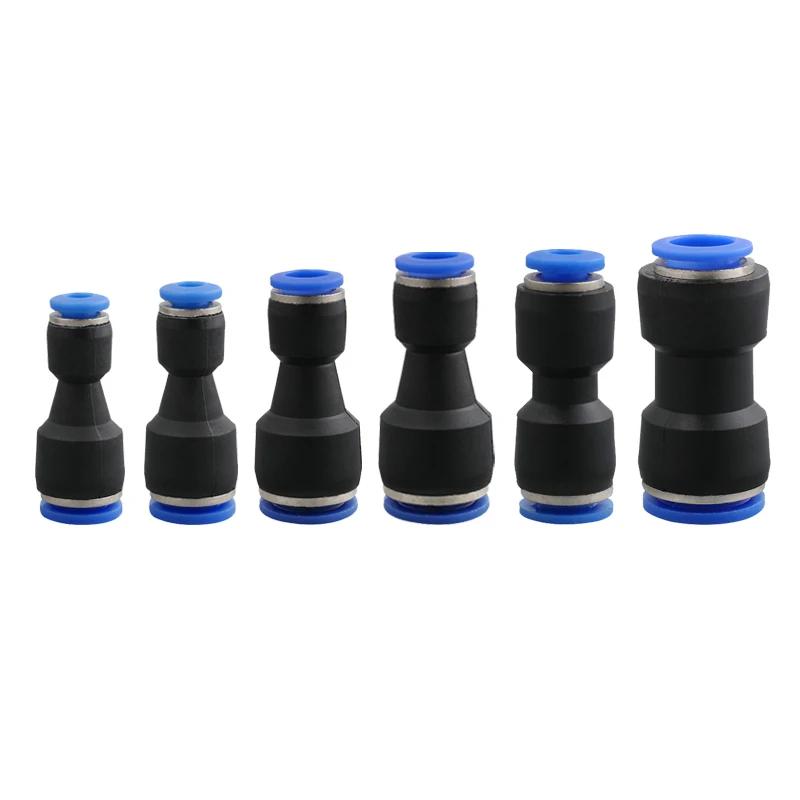 Pu Pneumatic Fittings Plastic Connector PG 4mm 6mm 8mm 10/12/14mm 16mmAir Water Hose Tube Push In Straight Gas Quick Connectors