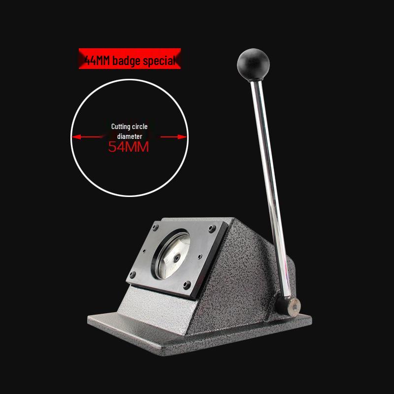Square and Round Badge Cutting Machine - Manual Paper Cutter Tool