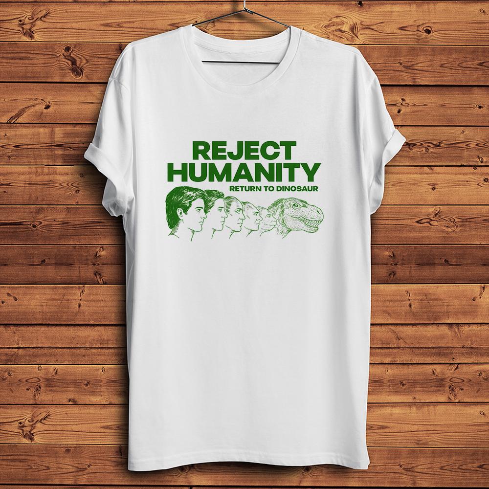 

HuUnisex Reverse Evolution To Dinosaur Funny Geek Tshirthomme Casual Short Sleeve TShirt Unisex TeeBreathable Print Nocracking 4XL