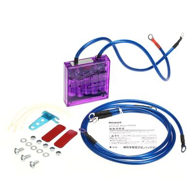 Digitaler Spannungsstabilisator für Autos, Universal 12V Elektrischer Spannungsregler Gleichrichter mit Massekabeln und Montage