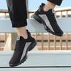 Knitted Mesh Running Shoes Breathable Men's Casual Sneakers Lightweight Outdoor Jogging Walking Trainers Anti-slip Sole