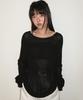 RONRON Summer Loose Fit Pullover Black