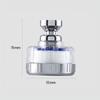 Kitchen Faucet Water Filter 360 Degree Pressurized Universal Faucet Aerator Sink Bathroom Accessories