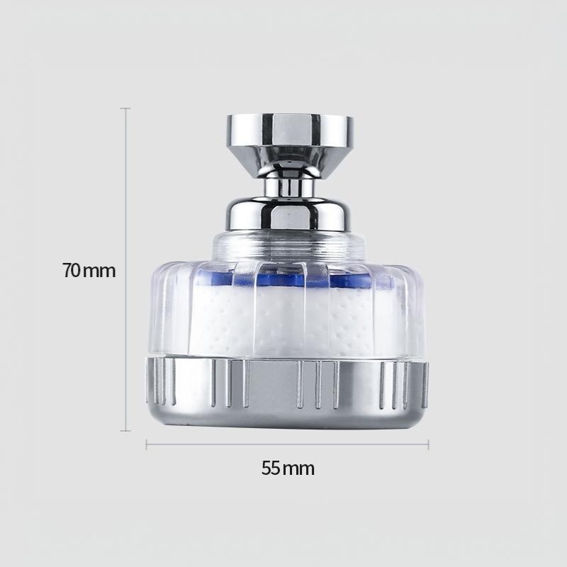 Kitchen Faucet Water Filter 360 Degree Pressurized Universal Faucet Aerator Sink Bathroom Accessories