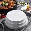 100pcs Double Sided Round Baking Paper Heat-resistant Air Fryer Paper New Filter Paper Kitchen Use