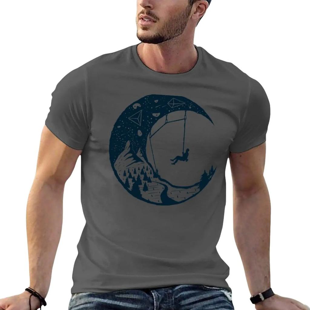 Neues Ciel du grimpeur Escalade T-Shirt Vintage T-Shirt Grafik T-Shirt Übergröße Oberteile Sweatshirts Herren T-Shirt