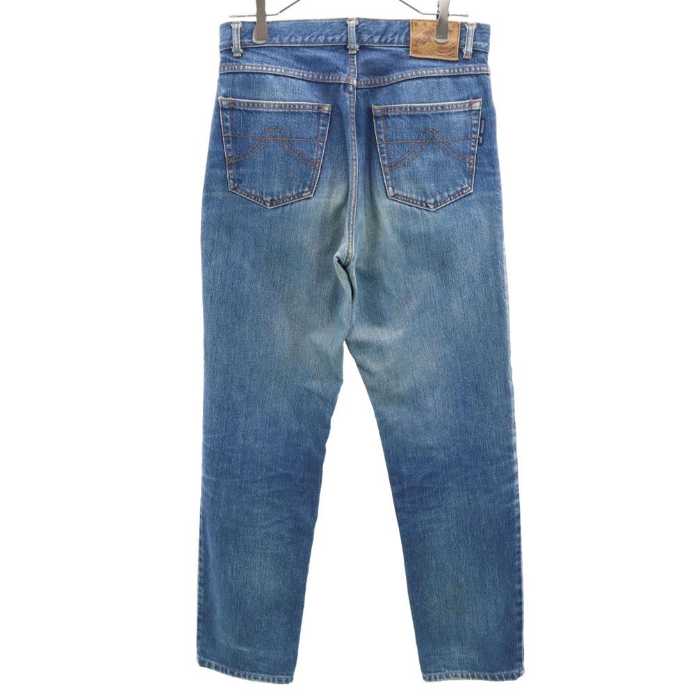 Kenzo 90s Made In Japan Old Denim Pants 76 Blue JEANS Button Fly Men's Used