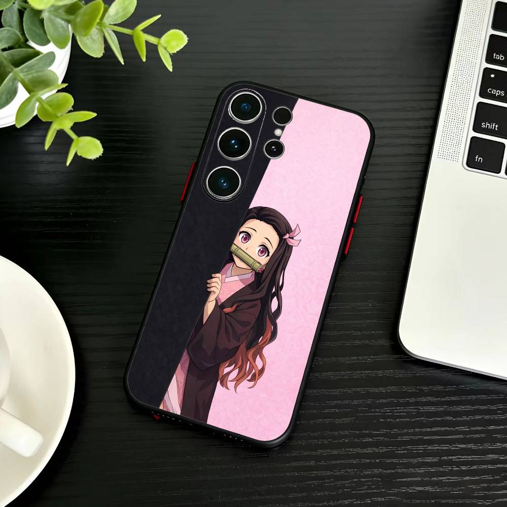 Nezuko I-Kamado Phone Case For Samsung S26,S25,S24,S23,S22,S21,S20,Plus,Fe,Lite,Others Black Cover Samsung S25
