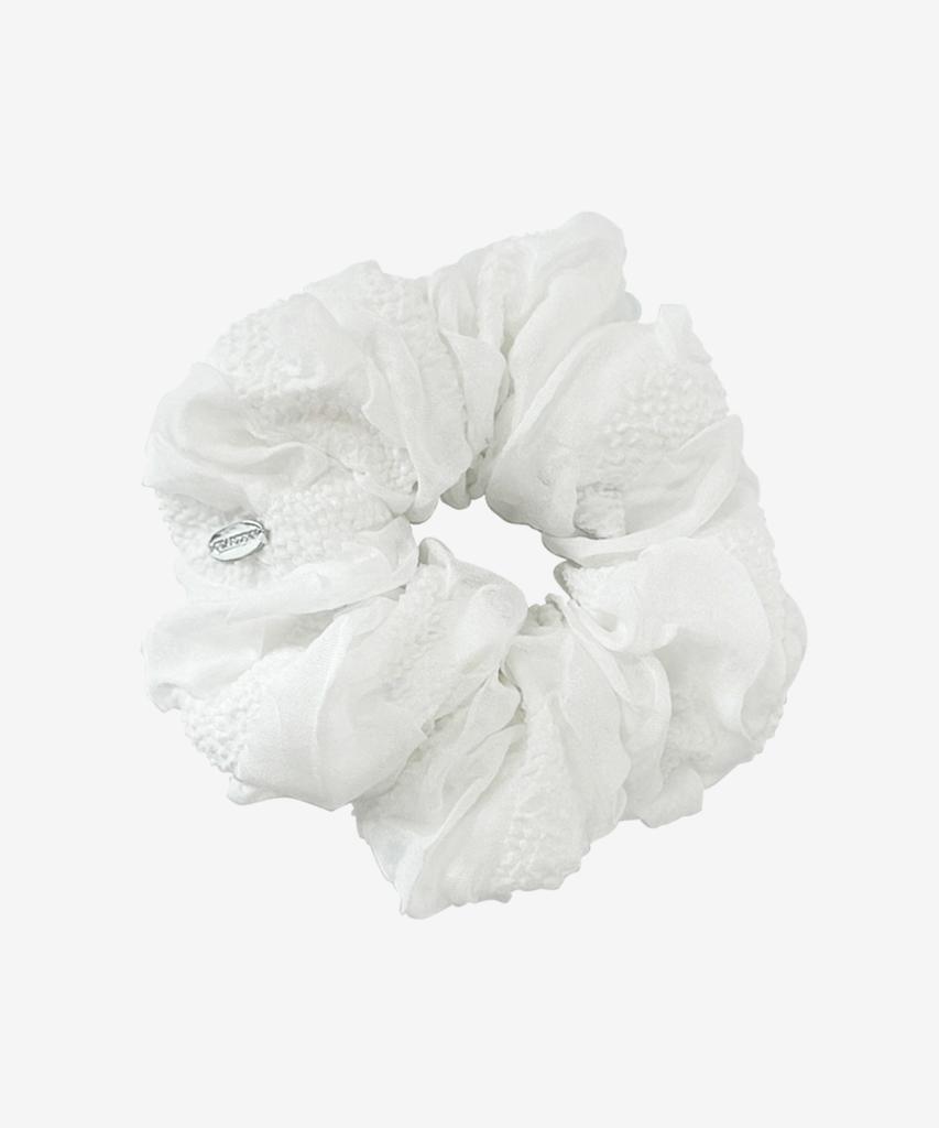 Quartevv Fluffy Shirred Scrunchie - 3 Colors